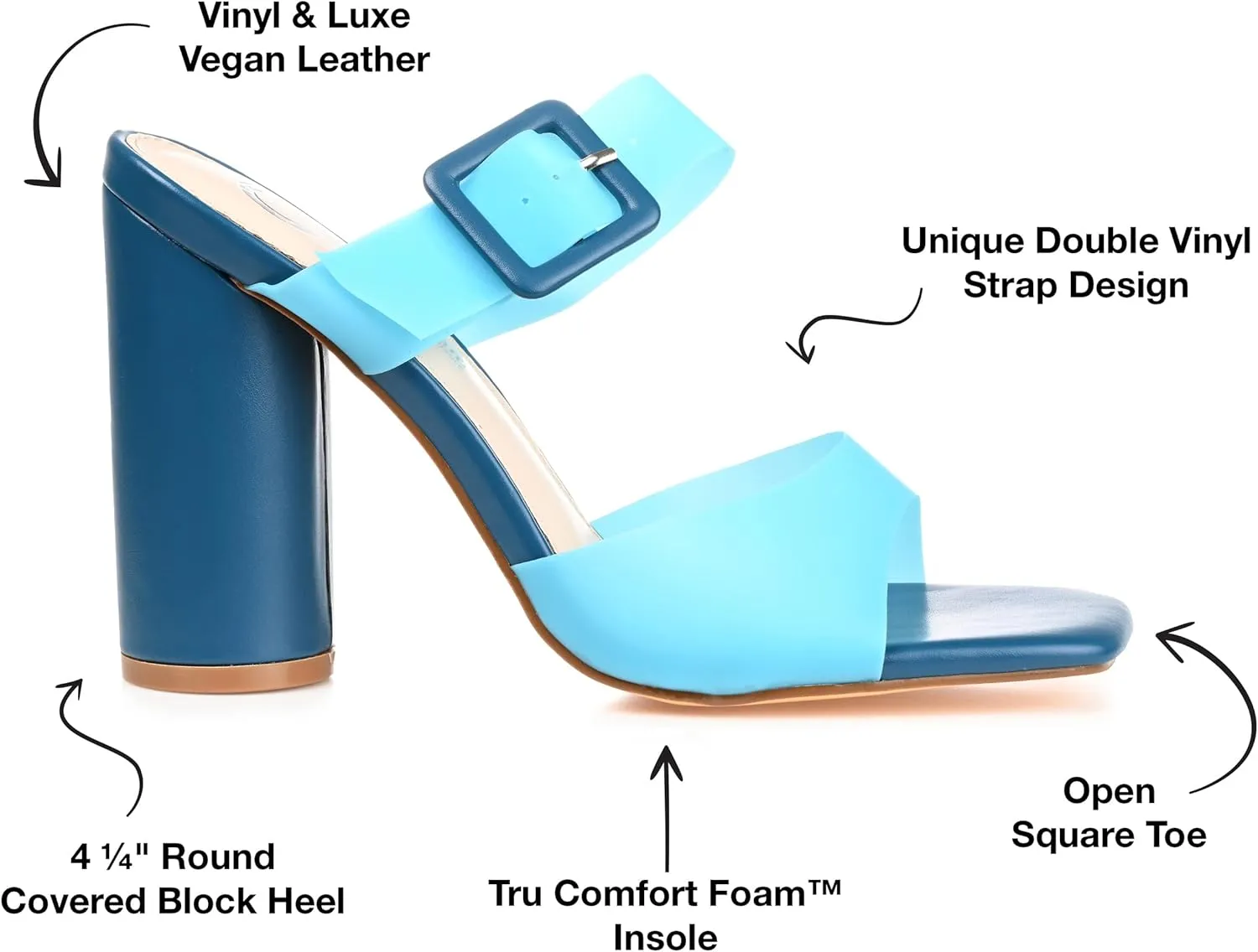 Journee Women's Comfort Foam Luca Sandals