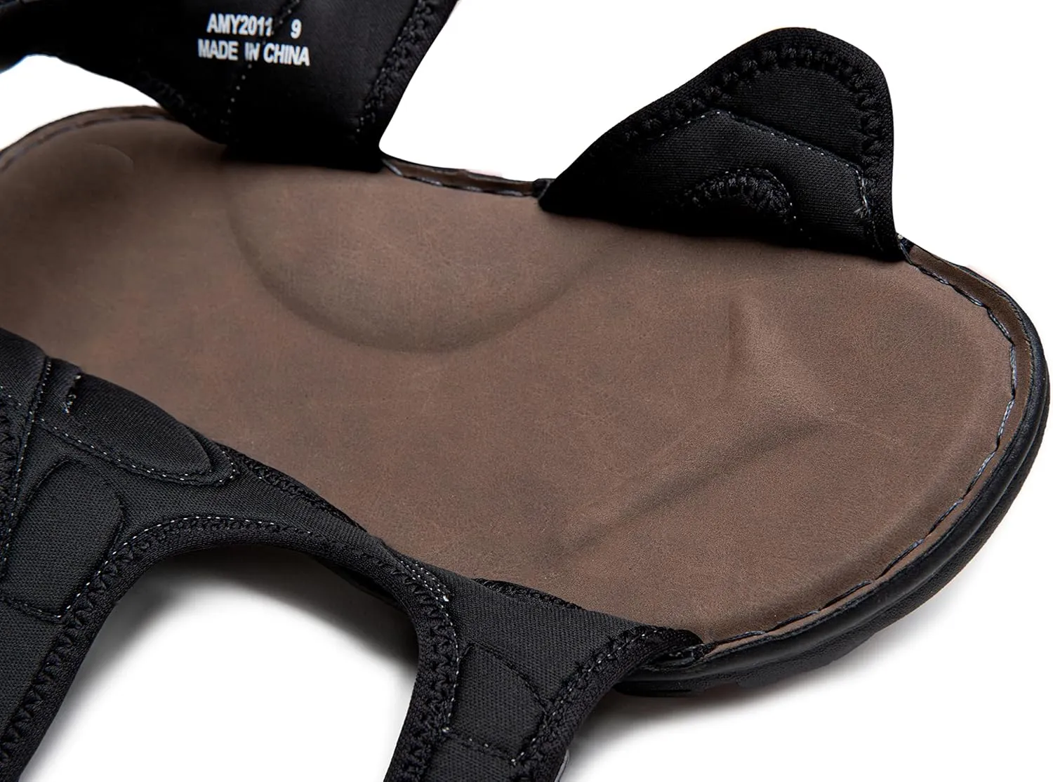 Jousen Men's Sandals Arch Support Casual Genuine Leather Summer Outdoor Beach Fisherman Sandals for Men