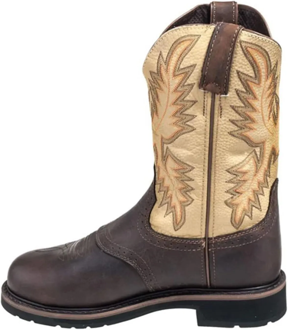 Justin Mens Stampede Steel Waxy Work Boots 8EE