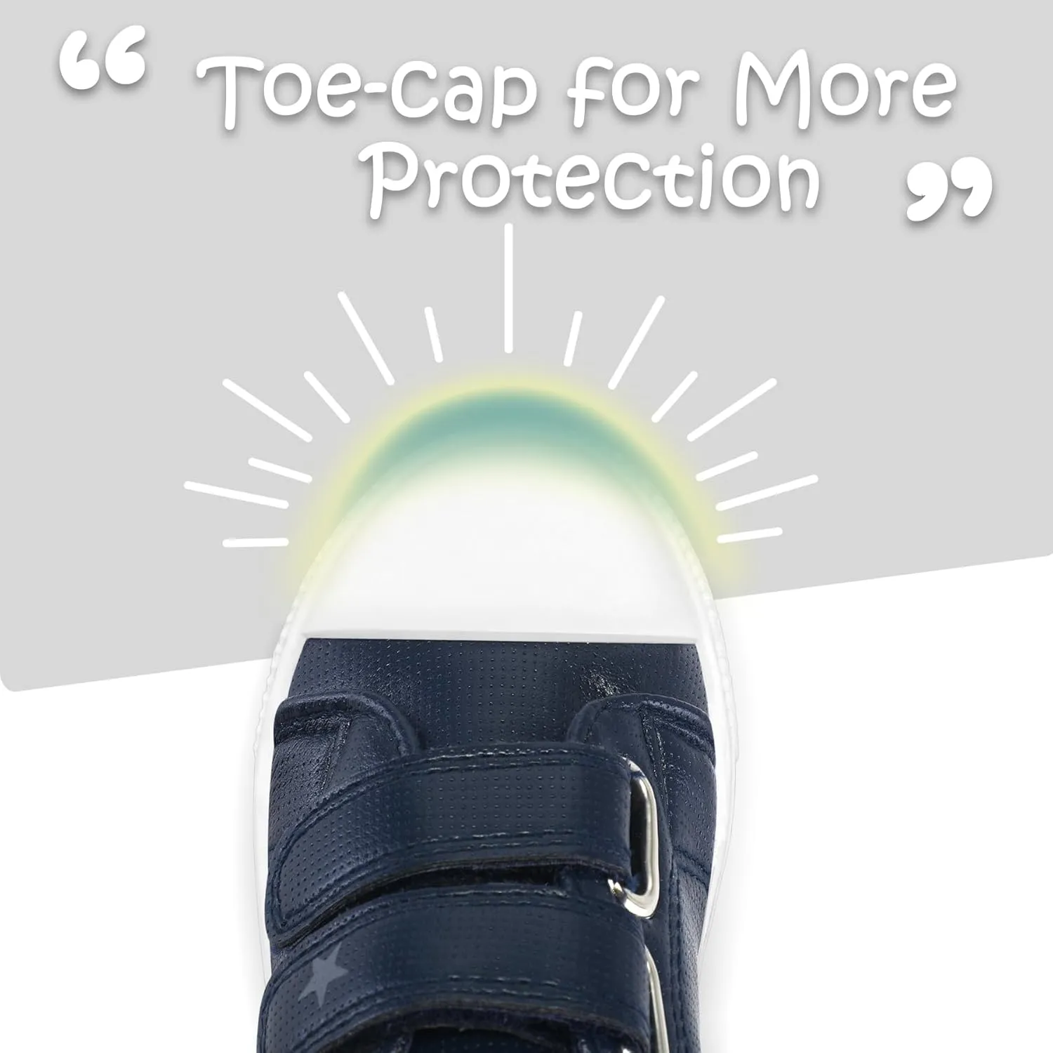 K KomForme Toddler Boys & Girls Shoes Kids Canvas Sneakers with Cartoon Dual Hook and Loops