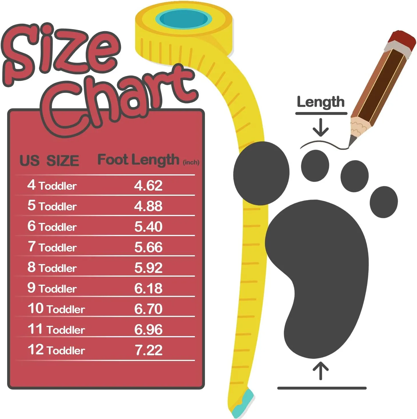 K KomForme Toddler Sneakers for Boys and Girls Dual Hook and Loops Sneakers Baby Canvas Shoes