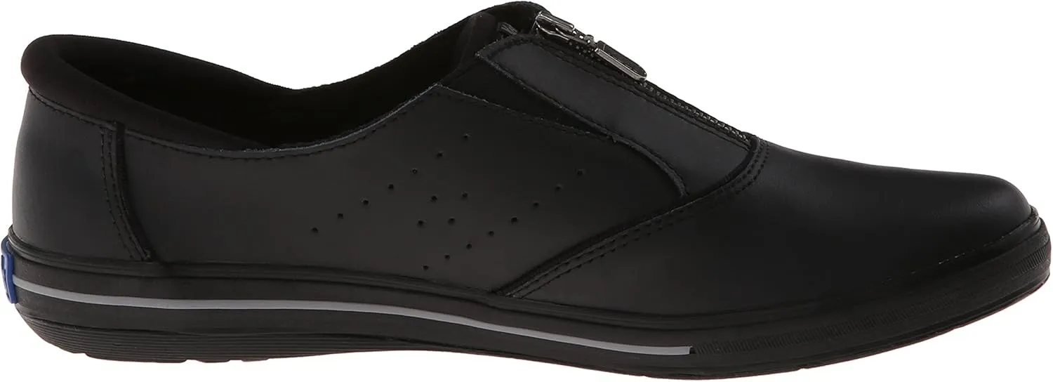 Keds Women's Pacey Zip-Up Leather Sneaker