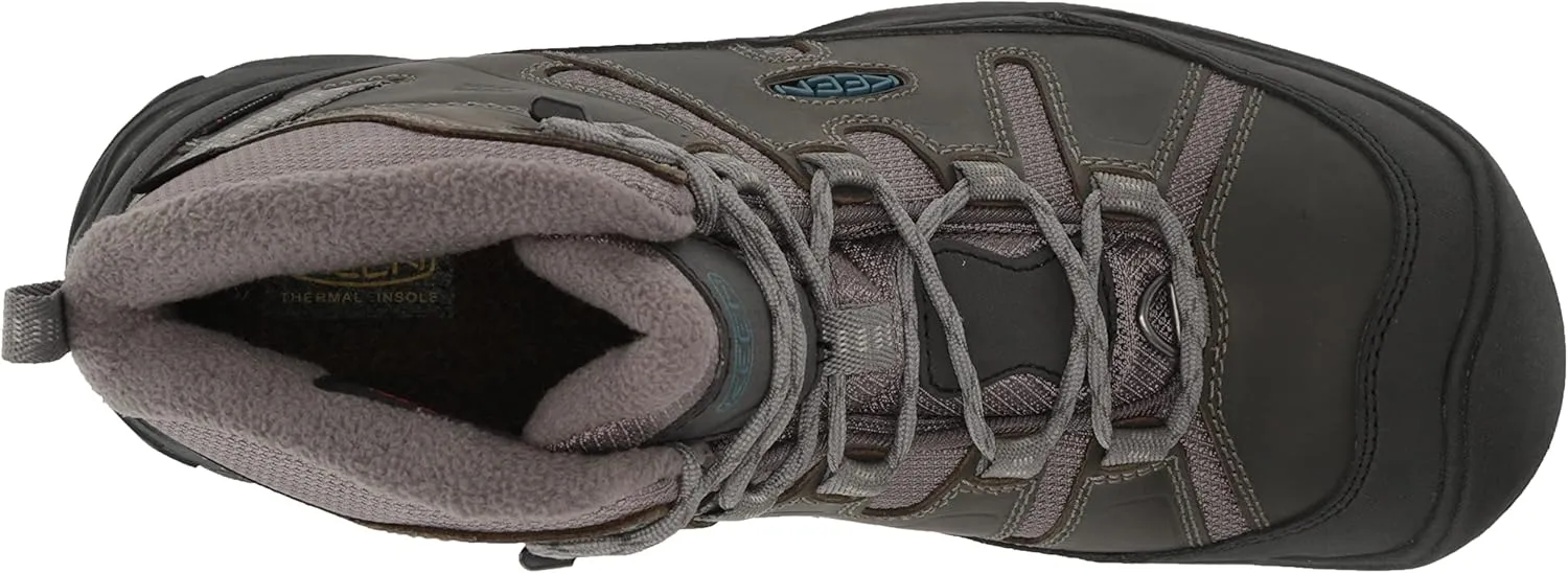 KEEN Men's Circadia Mid Heigh Polar Insulated Waterproof Hiking Boots