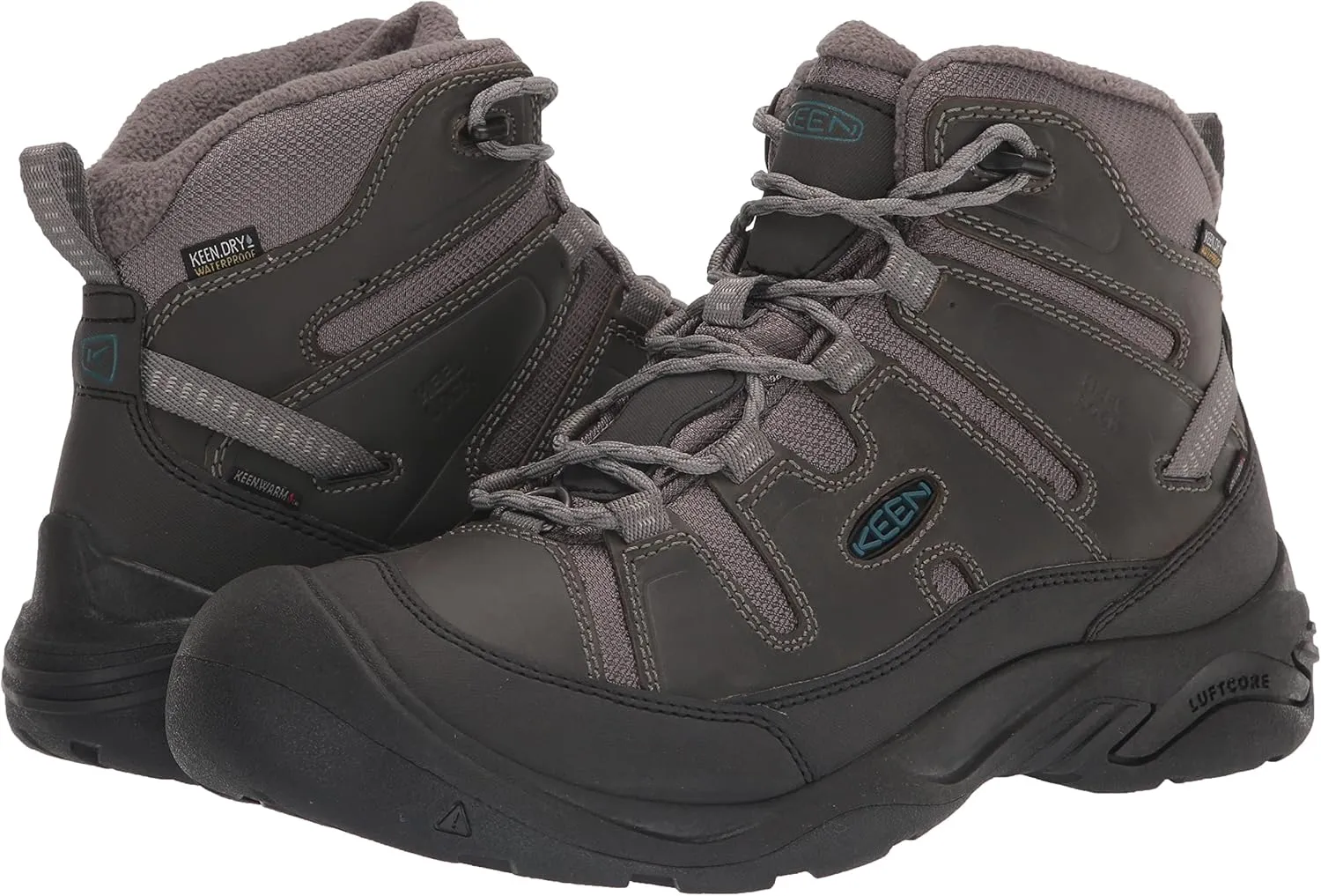KEEN Men's Circadia Mid Heigh Polar Insulated Waterproof Hiking Boots