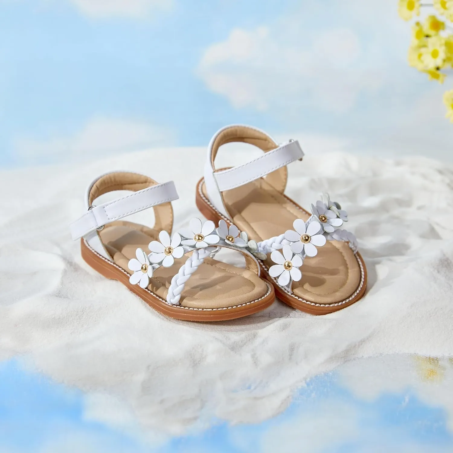 Kiderence Toddler Girls Sandals Little Girls Kids Shoes Girls Sandals Toddler