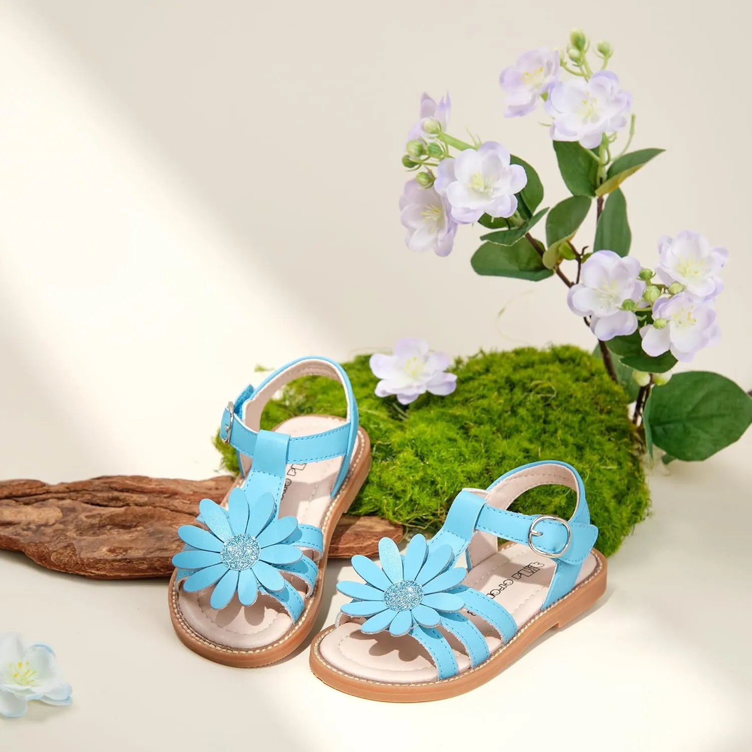 Kiderence Toddler Girls Sandals Little Girls Kids Summer Shoes Toddler Sandals