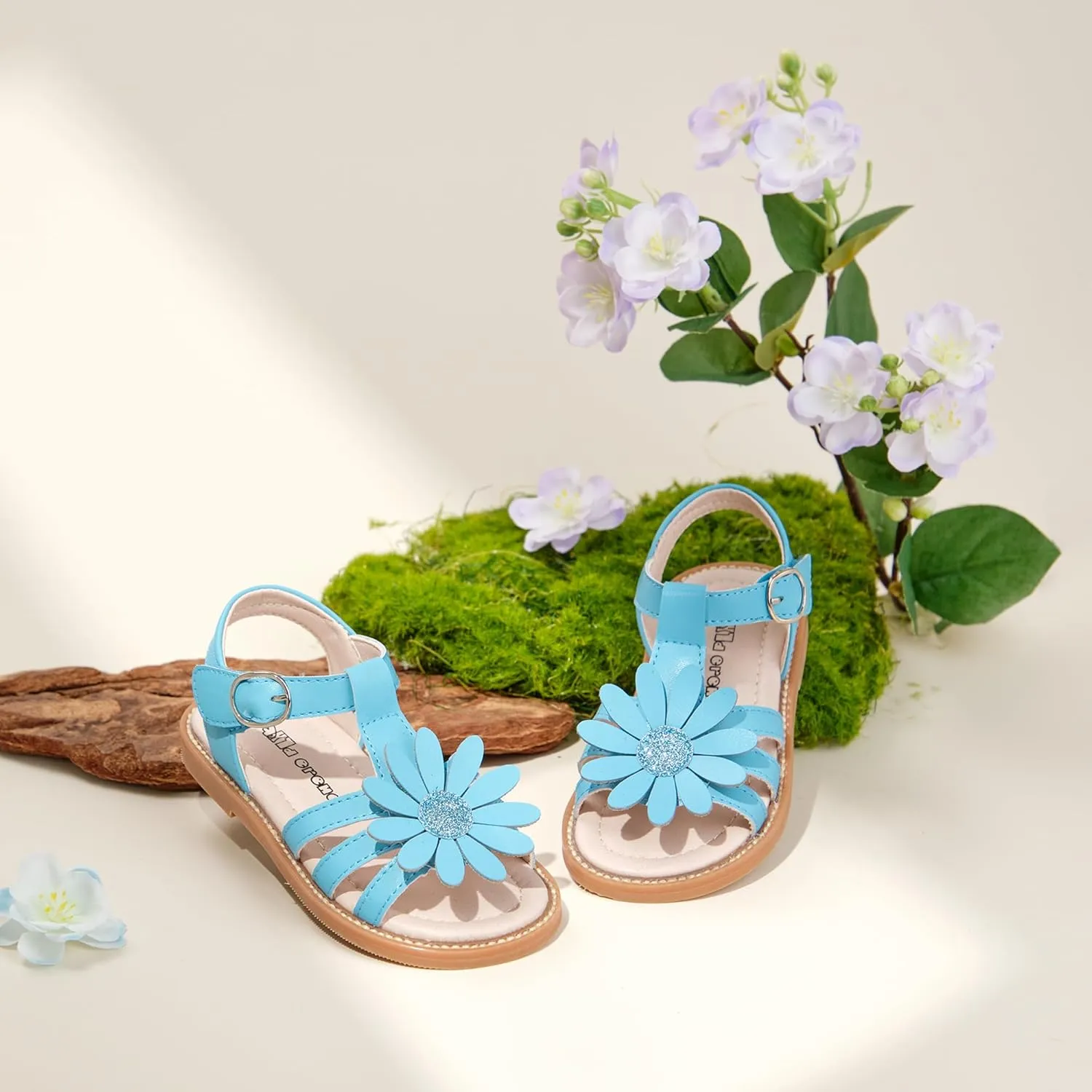 Kiderence Toddler Girls Sandals Little Girls Kids Summer Shoes Toddler Sandals
