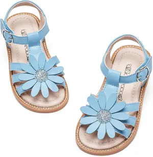 Kiderence Toddler Girls Sandals Little Girls Kids Summer Shoes Toddler Sandals