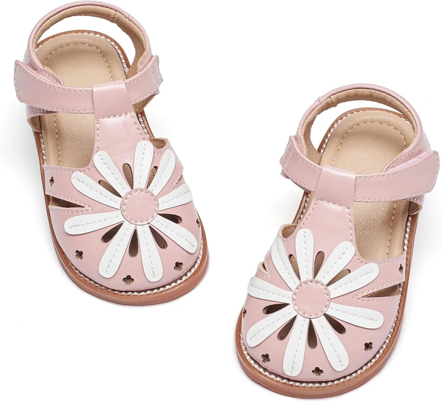 Kiderence Toddler Girls Sandals Little Girls Kids Summer Shoes Toddler Sandals