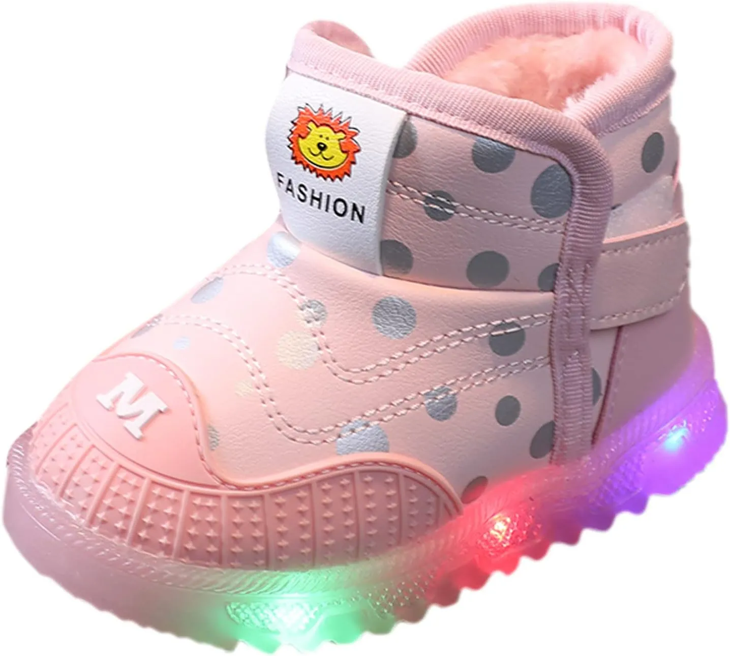 Kids Boys Girls Breathable LED Light Up Flashing Sneakers for Children Toddler Baby Light Up Sport Crib Shoes