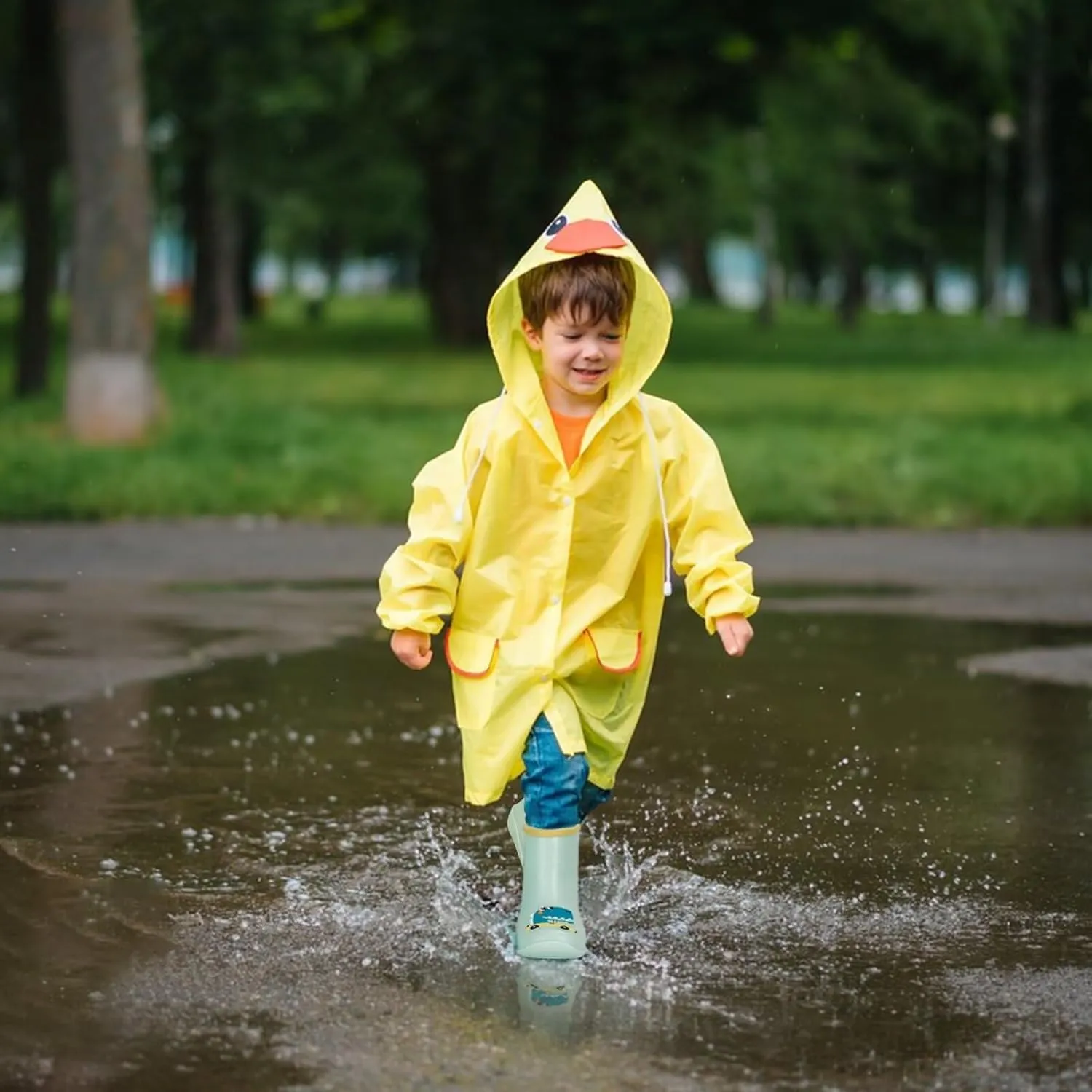 Kids Rain Boots Toddler Rain Shoes Children Waterproof Boots for Boys and Girls