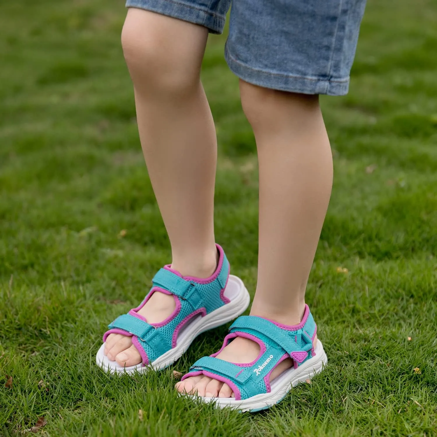 Kids Sandals Boys Girls Athletic Sports Summer Sandals Unisex Open Toe Water Shoes for Beach Hiking Outdoors (Little Kids/Big Kids)