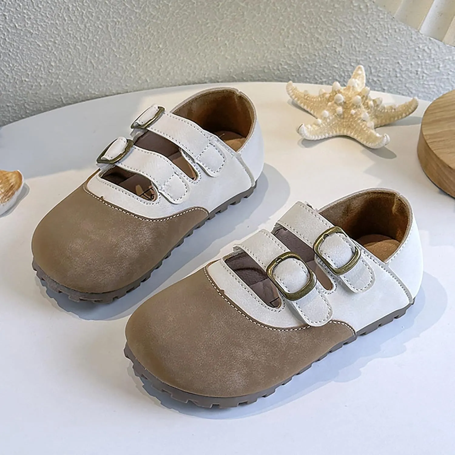 Kids Sandals Boys Girls Slide Girls Shoes Comfortable Soft Bottom Closed Toe Sandals Fashionable Princess Casual Single Shoes Walking Beach Shower for Boys