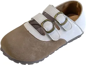 Kids Sandals Boys Girls Slide Girls Shoes Comfortable Soft Bottom Closed Toe Sandals Fashionable Princess Casual Single Shoes Walking Beach Shower for Boys