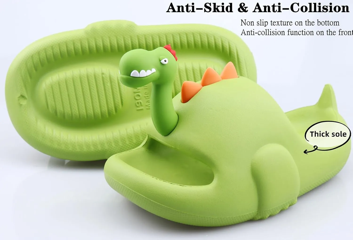Kids Slides Boys Girls Sandals Bathroom Shower Slides Anti-Skid Summer Swim Beach Pool Slippers
