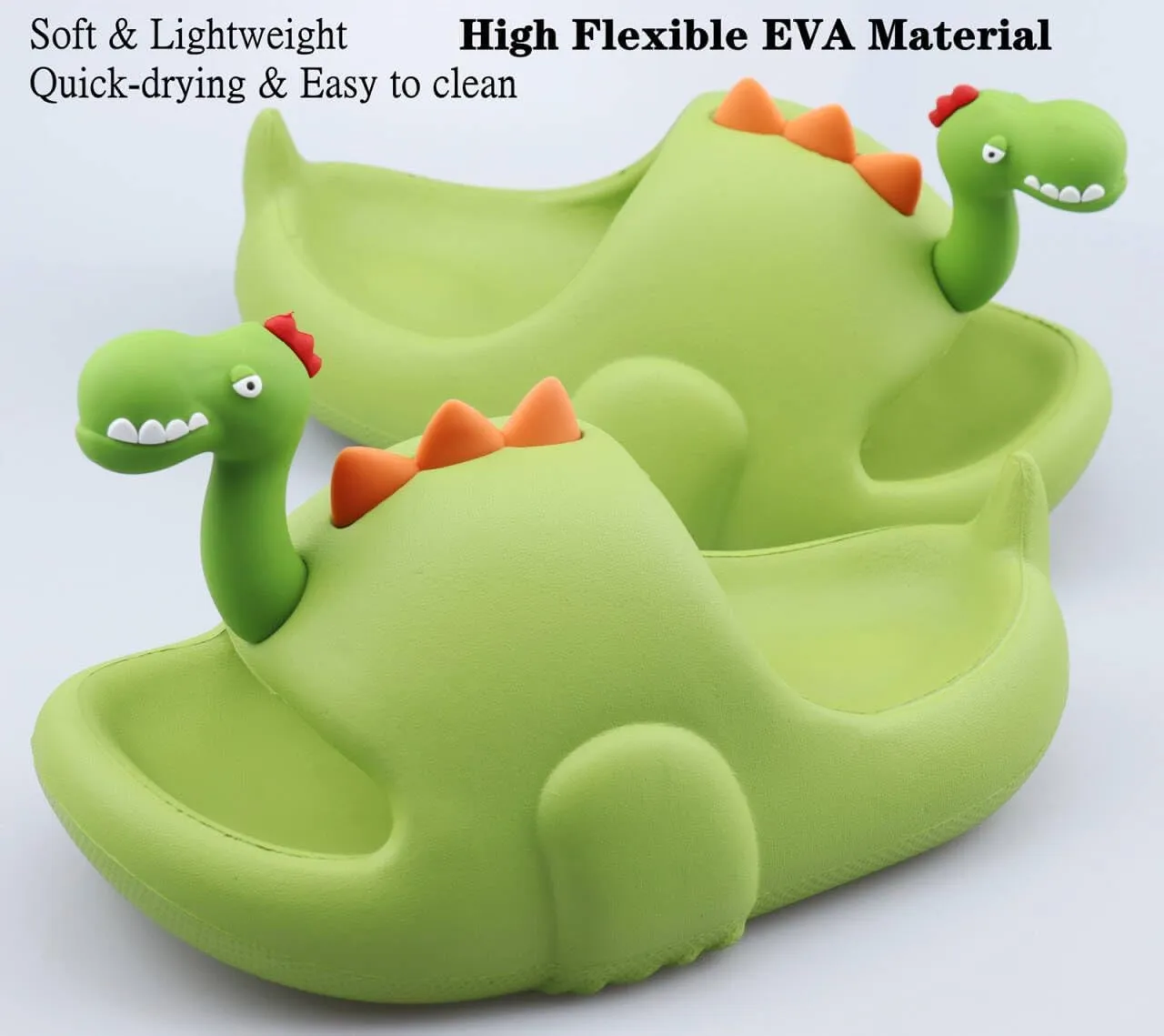 Kids Slides Boys Girls Sandals Bathroom Shower Slides Anti-Skid Summer Swim Beach Pool Slippers