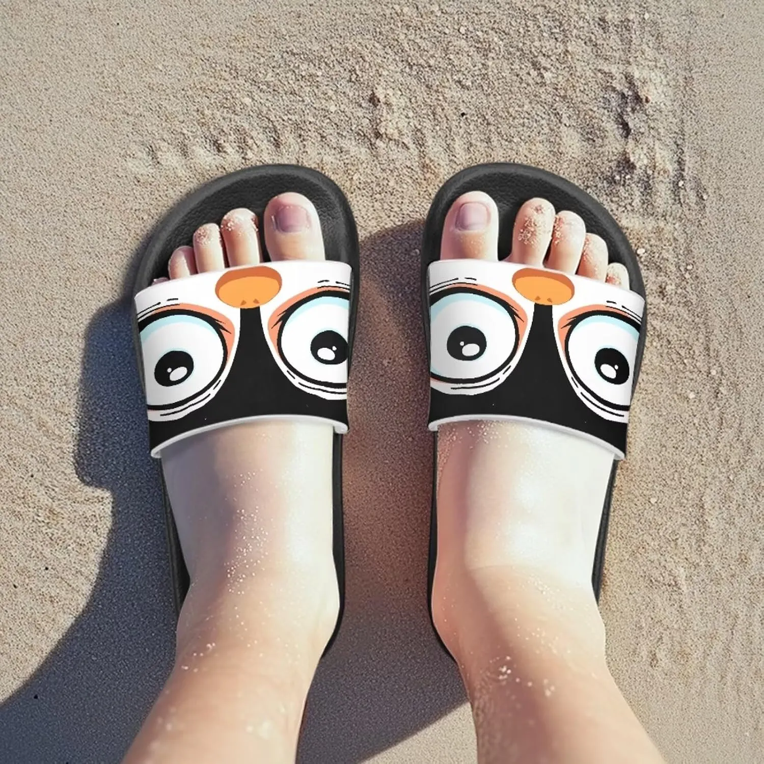 Kids Slides Slipper Anti Slip Open Toe Summer Beach Sandals for Boys Girls Soft and Comfy
