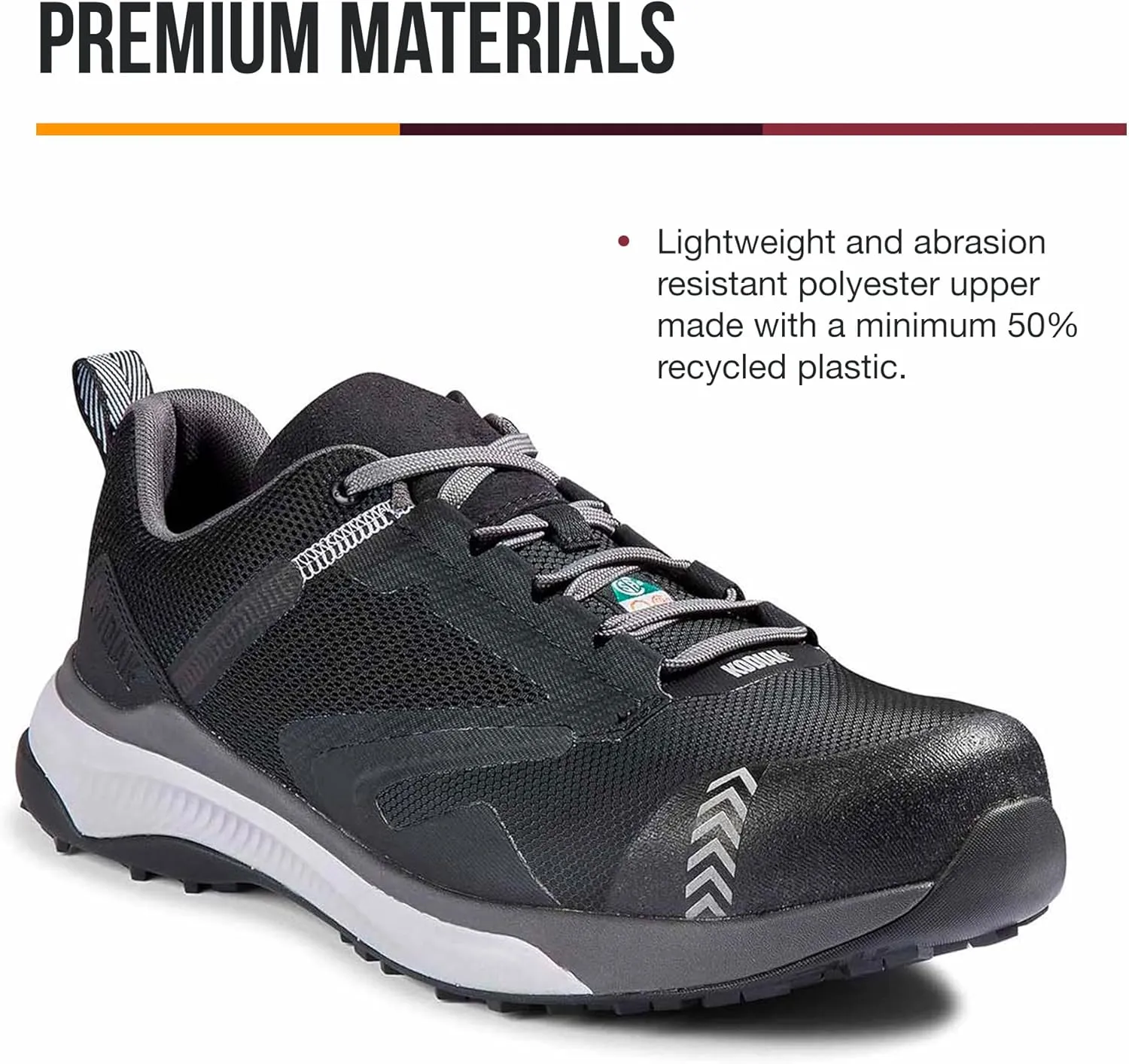 Kodiak Men's Quicktrail Low Nano Composite Toe Athletic Safety Work Shoe Industrial