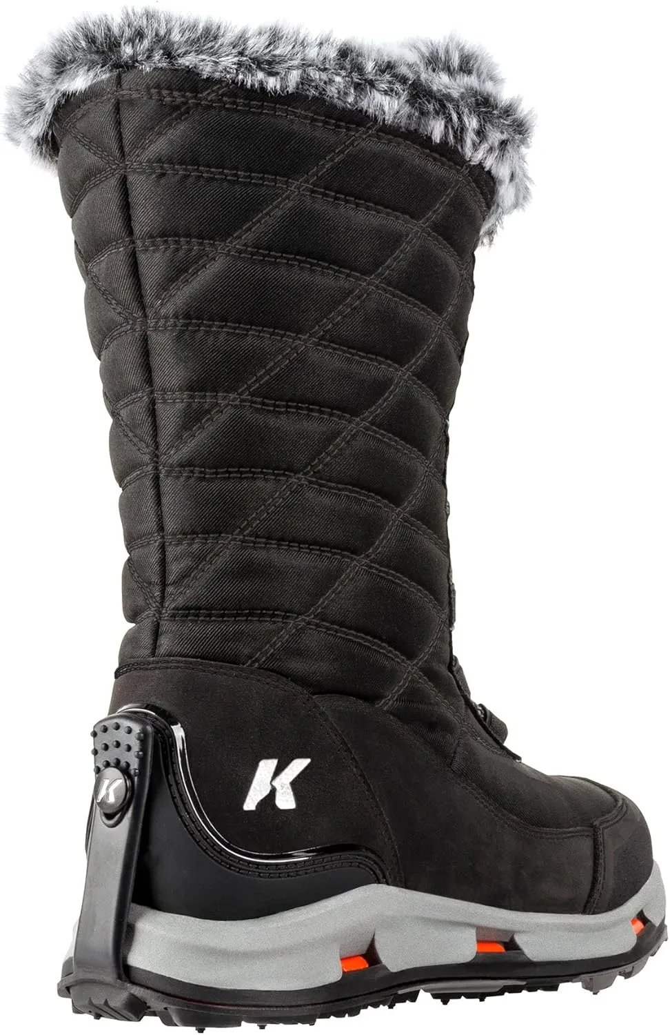 Korkers Women's South Lake Winter Boots - Extra Cozy and Waterproof - Includes Interchangeable TrailTrac Sole