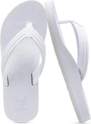 KuaiLu Womens Arch Support Flip Flops Ladies Comfort Lightweight Soft Yoga Mat Cushion Walking Thong Sandals