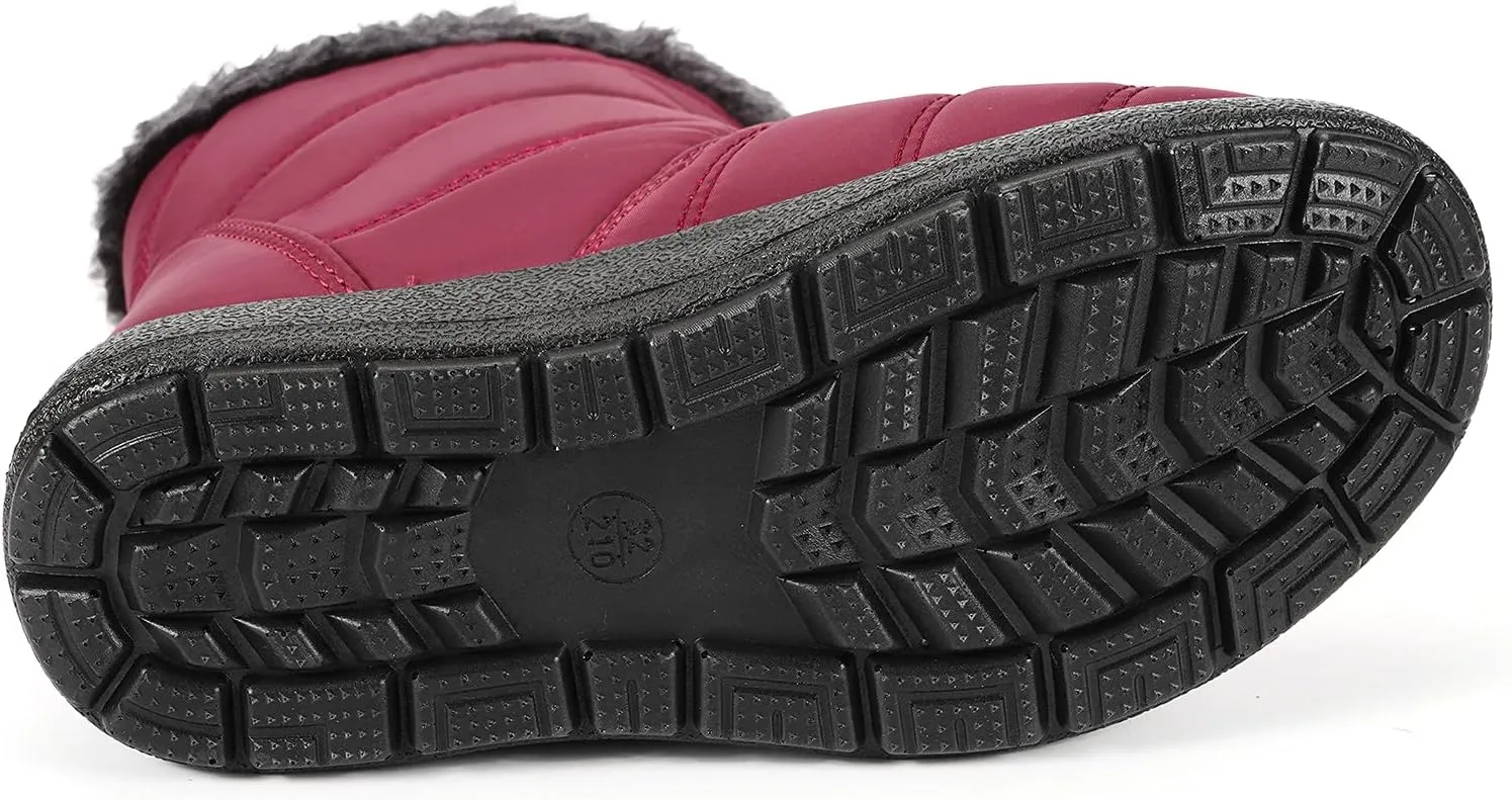 KVbabby Girls' Boys' Snow Boots Winter Boots Ankle Boots Kids Boots Warm Fur Anti-Slip