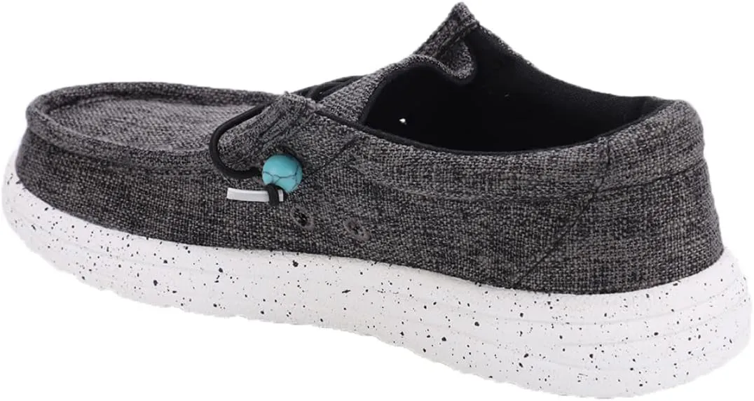 Lamo Women's Paula Lightweight Water-Resistant Canvas Slip-On Casual Shoes with Hyper-Cushion Footbed