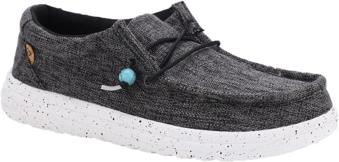 Lamo Women's Paula Lightweight Water-Resistant Canvas Slip-On Casual Shoes with Hyper-Cushion Footbed