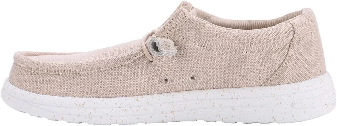 Lamo Women's Paula Lightweight Water-Resistant Canvas Slip-On Casual Shoes with Hyper-Cushion Footbed