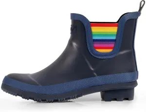 landchief Rain Boots for Women, Waterproof Ladies Tall Knee High Rubber boots,Comfort Garden Boots Anti-Slip Mid Heel Women Rain Shoes Outdoor