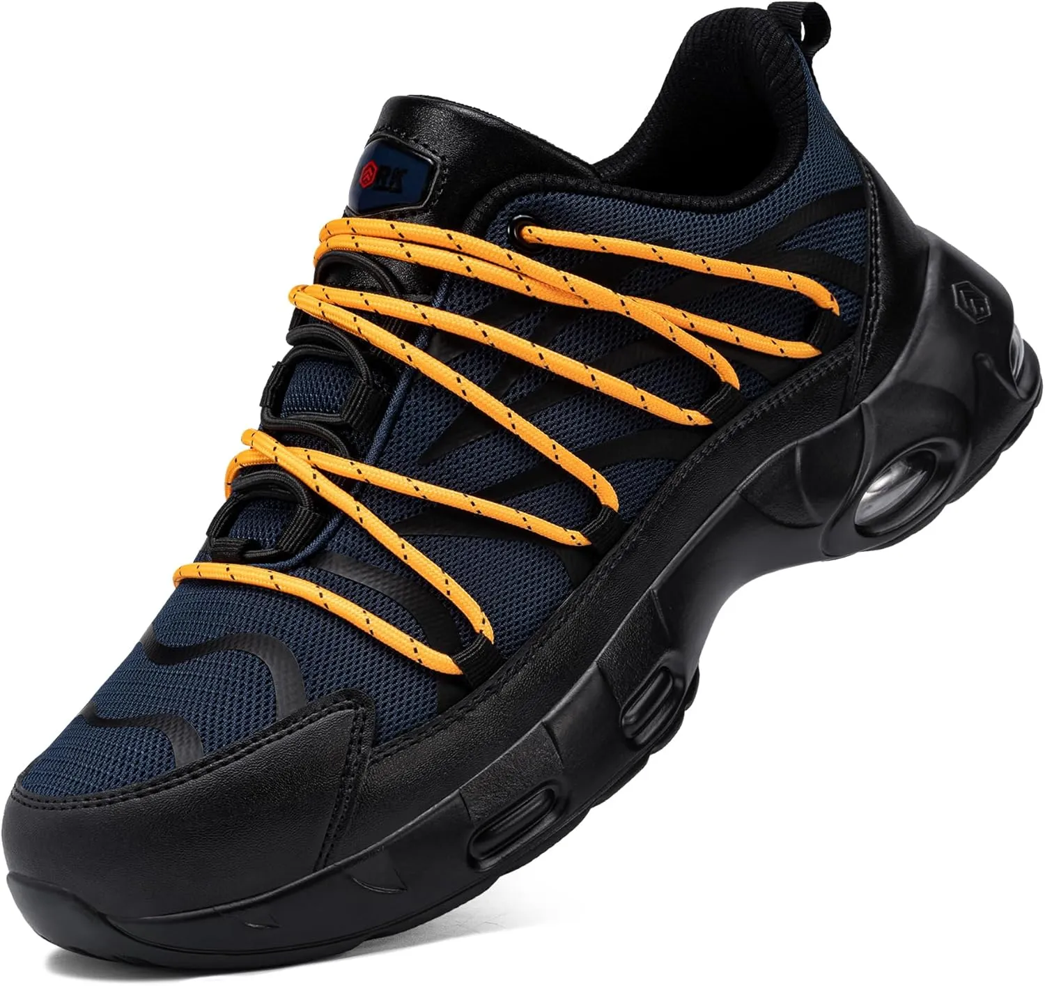 LARNMERN Steel Toe Shoes for Men Lightweight Safety Shoes Work Air Cushion Construction Zapatos Punta de Acero para Hombres