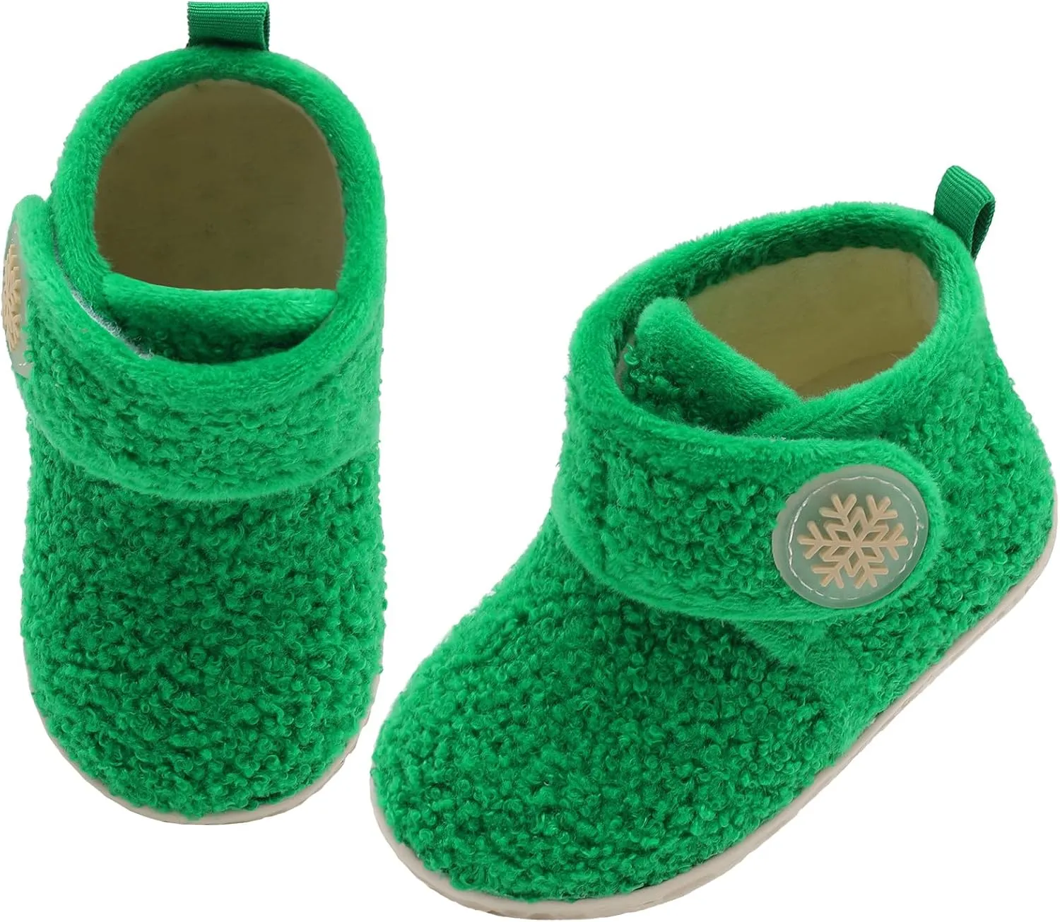 LeIsfIt Toddler Slippers Boys Girls House Slippers Kids Winter Boots Warm Lightweight House Shoes with Non-Slip Sole