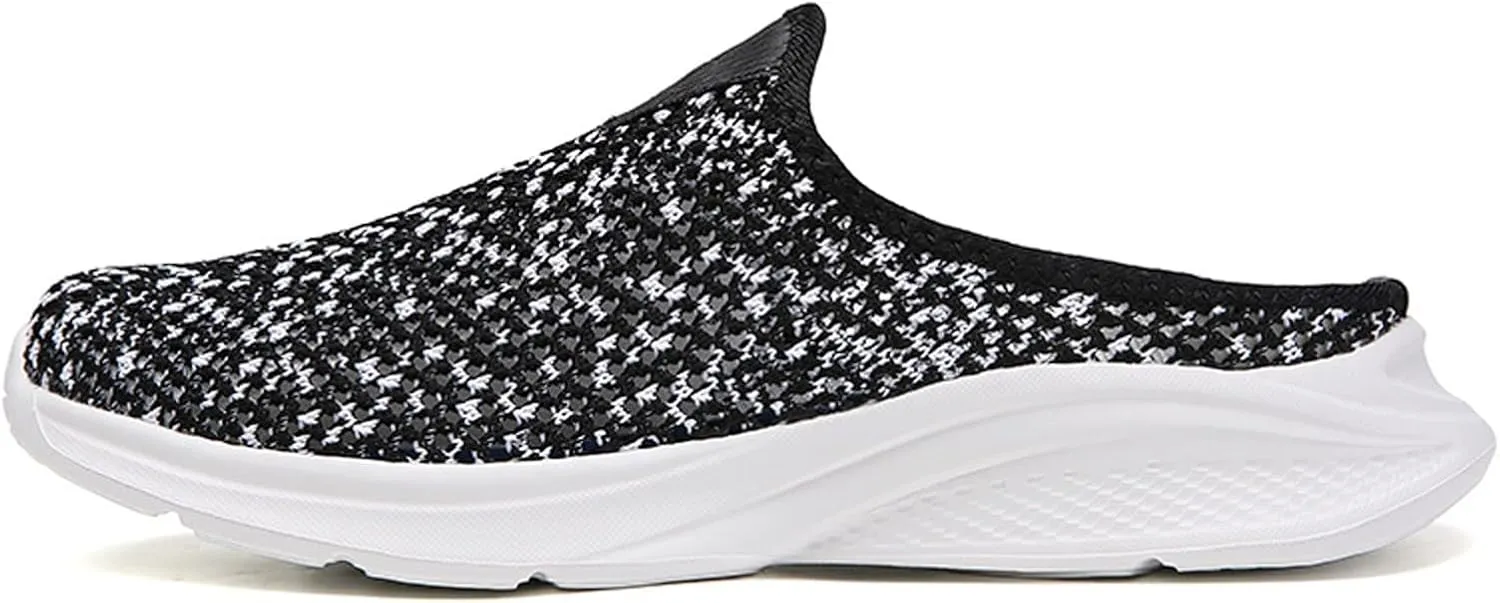 Leisure Women's Slip On Travel Soft Sole Comfortable Shoes Womens Casual Slip on Shoes to Wear with Casual Dresses (Black, 7.5)