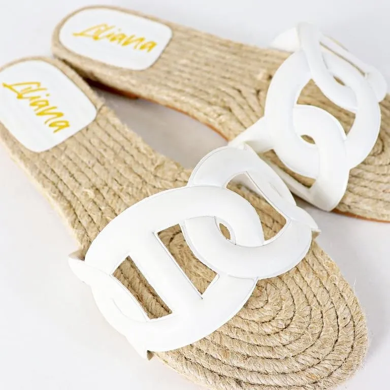 Liliana Comfortable Espadrille Flat Sandal with PU Foam Upper - Lightweight Platform, Breathable Design, Summer Beach Shoes, AILEEN-1