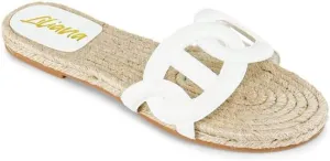 Liliana Comfortable Espadrille Flat Sandal with PU Foam Upper - Lightweight Platform, Breathable Design, Summer Beach Shoes, AILEEN-1