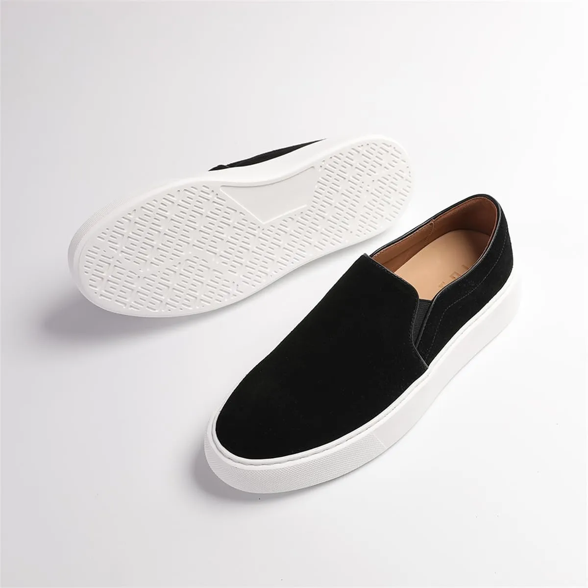 Loafers for Men - Genuine Leather Slip-On Loafers with Cloud Comfort | Cushioned Dress Shoes for All-Day Wear