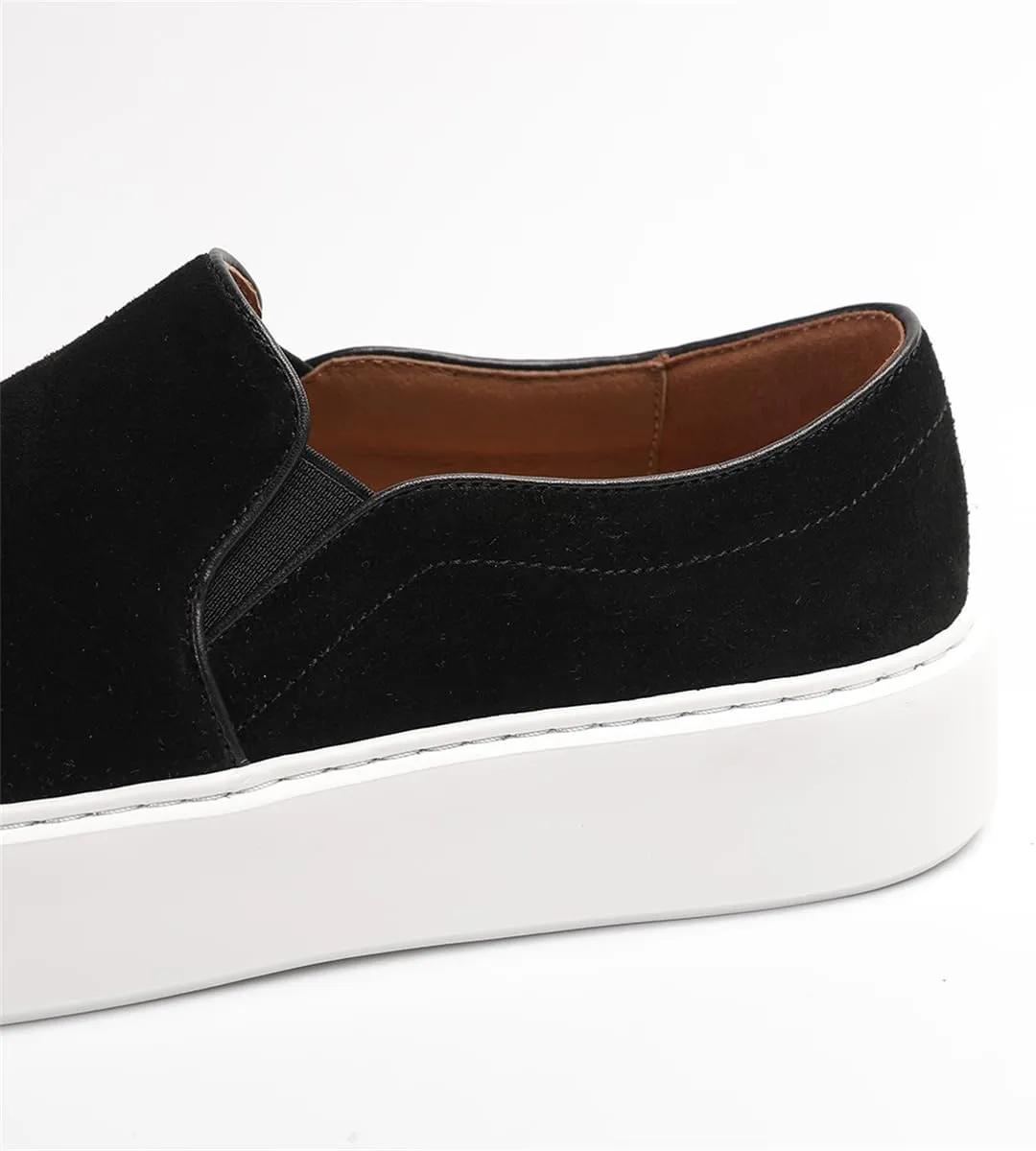 Loafers for Men - Genuine Leather Slip-On Loafers with Cloud Comfort | Cushioned Dress Shoes for All-Day Wear