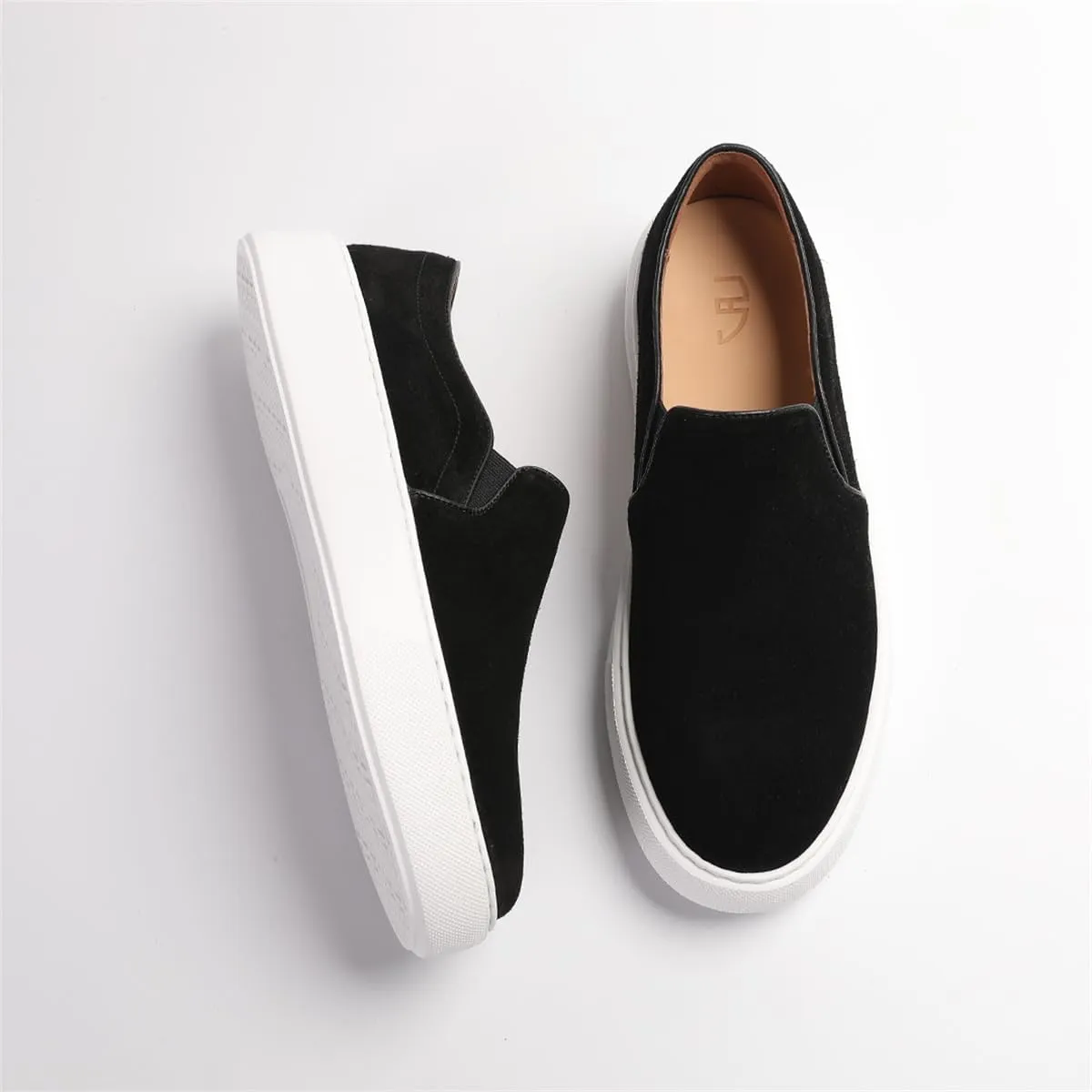 Loafers for Men - Genuine Leather Slip-On Loafers with Cloud Comfort | Cushioned Dress Shoes for All-Day Wear