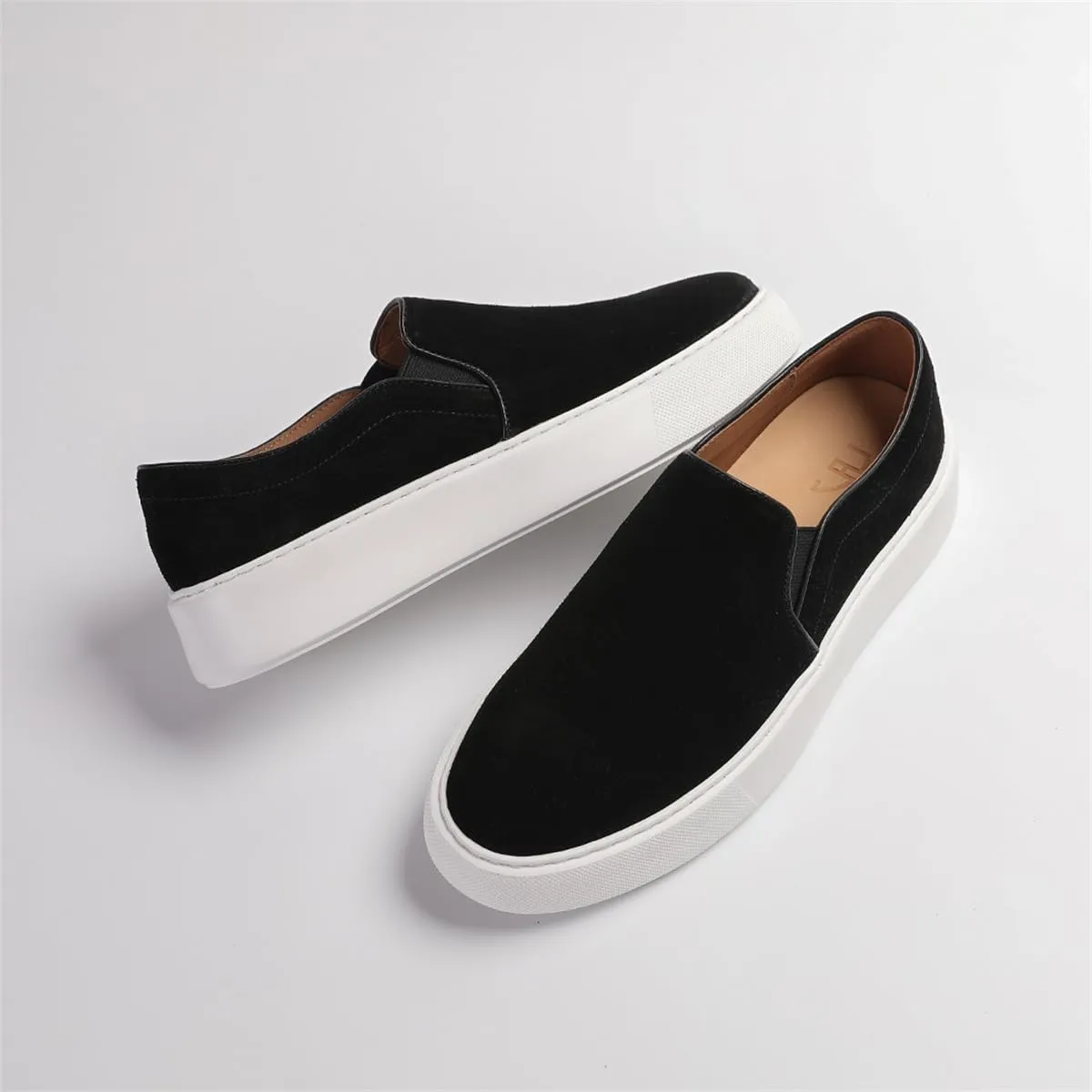 Loafers for Men - Genuine Leather Slip-On Loafers with Cloud Comfort | Cushioned Dress Shoes for All-Day Wear