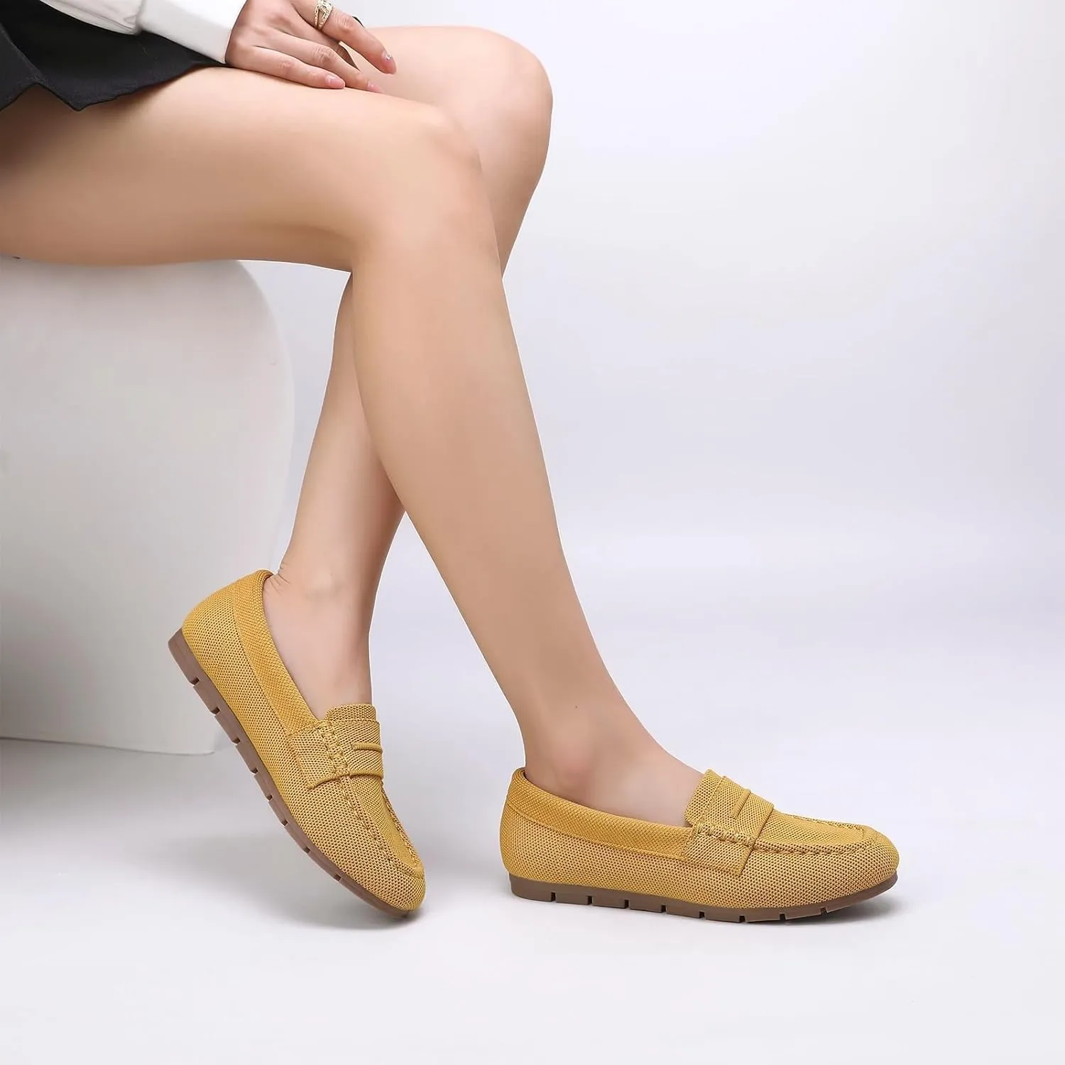 Loafers for Women Comfortable Slip on Work Flats Shoes Womens Dressy Casual Walking Shoes