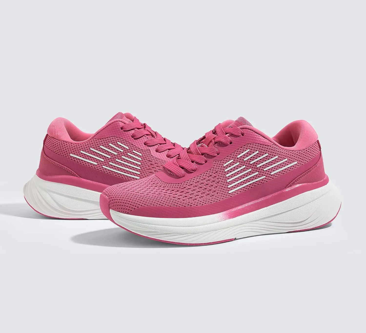 LUCKY STEP Women Running Shoes Chunky Tennis Workout Athletic Sports Gym Sneakers Cross Training Hiking Breathable Non Slip Walking Shoes