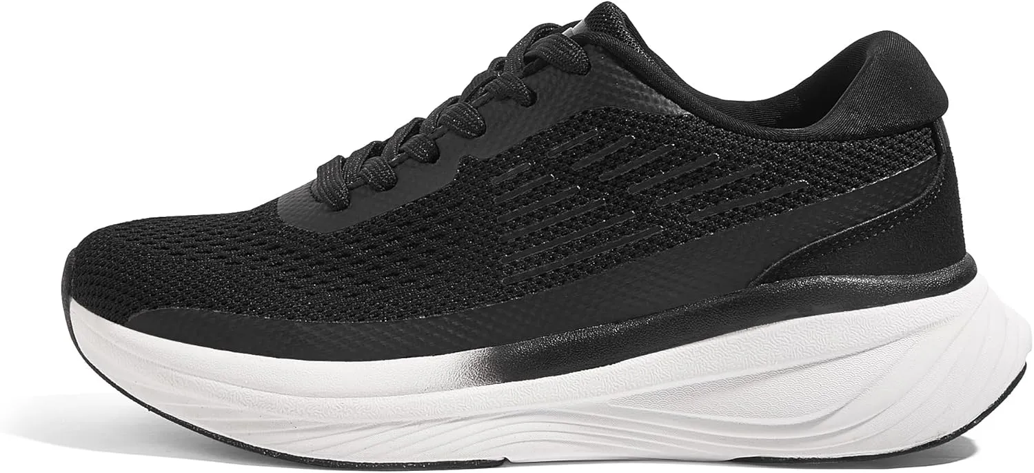 LUCKY STEP Women Running Shoes Chunky Tennis Workout Athletic Sports Gym Sneakers Cross Training Hiking Breathable Non Slip Walking Shoes