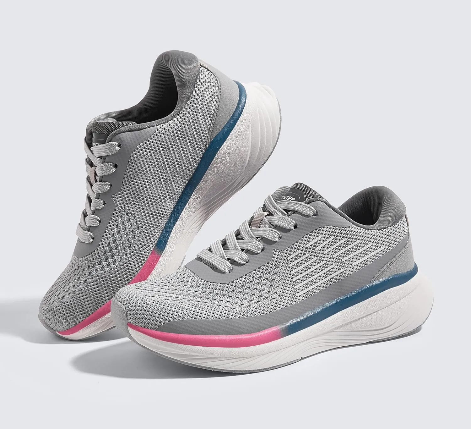 LUCKY STEP Women Running Shoes Chunky Tennis Workout Athletic Sports Gym Sneakers Cross Training Hiking Breathable Non Slip Walking Shoes