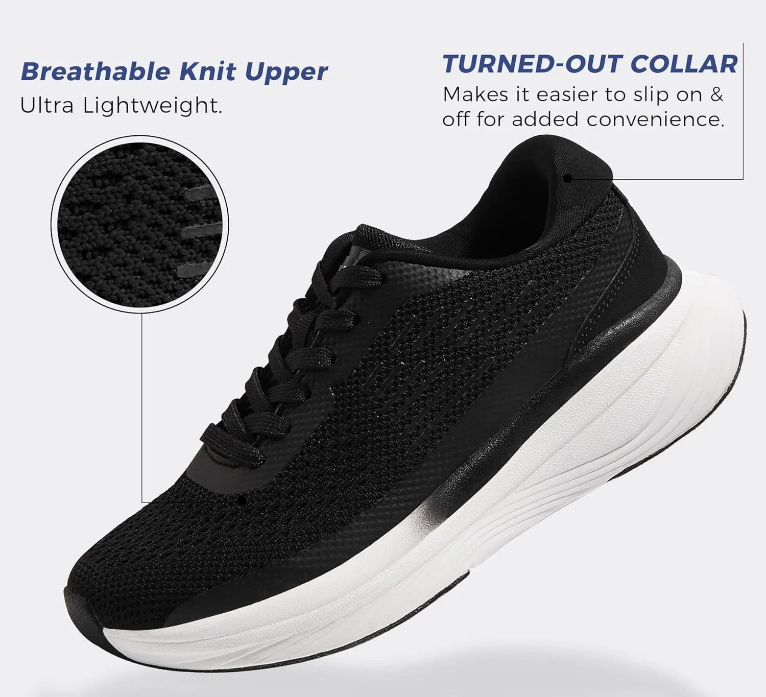 LUCKY STEP Women Running Shoes Chunky Tennis Workout Athletic Sports Gym Sneakers Cross Training Hiking Breathable Non Slip Walking Shoes