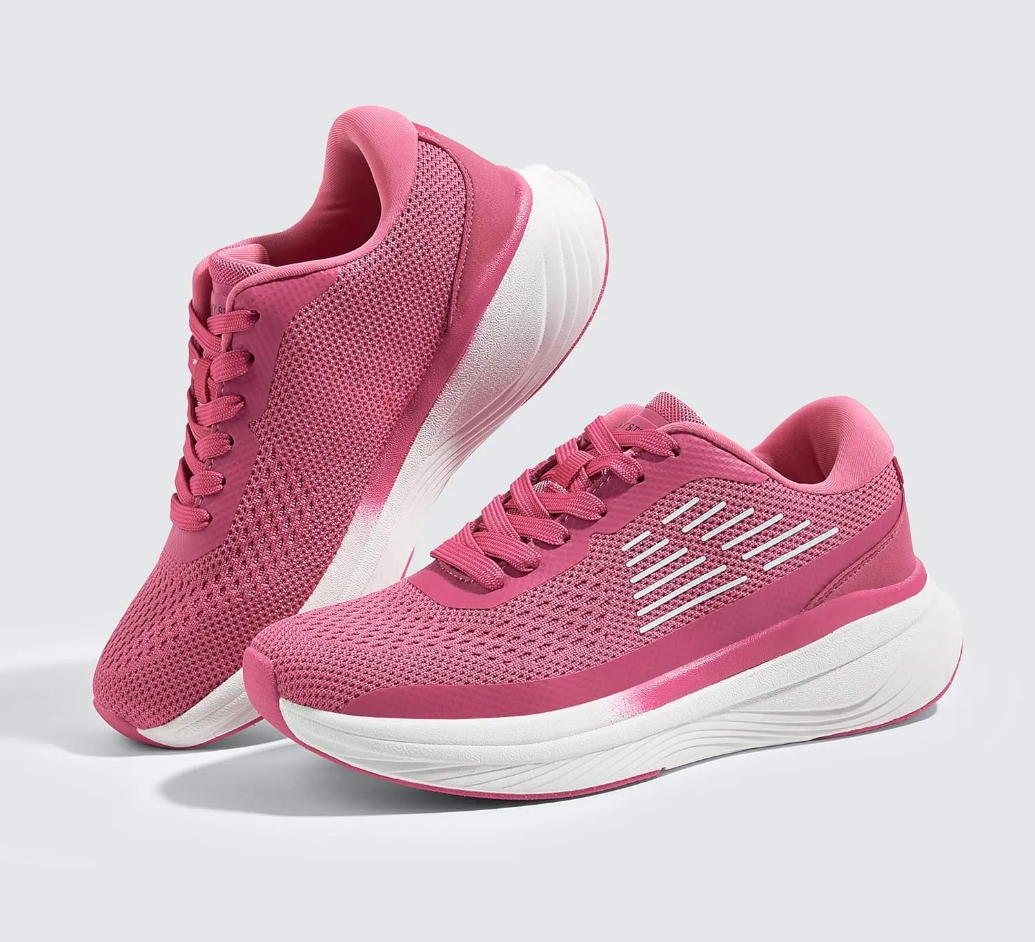 LUCKY STEP Women Running Shoes Chunky Tennis Workout Athletic Sports Gym Sneakers Cross Training Hiking Breathable Non Slip Walking Shoes