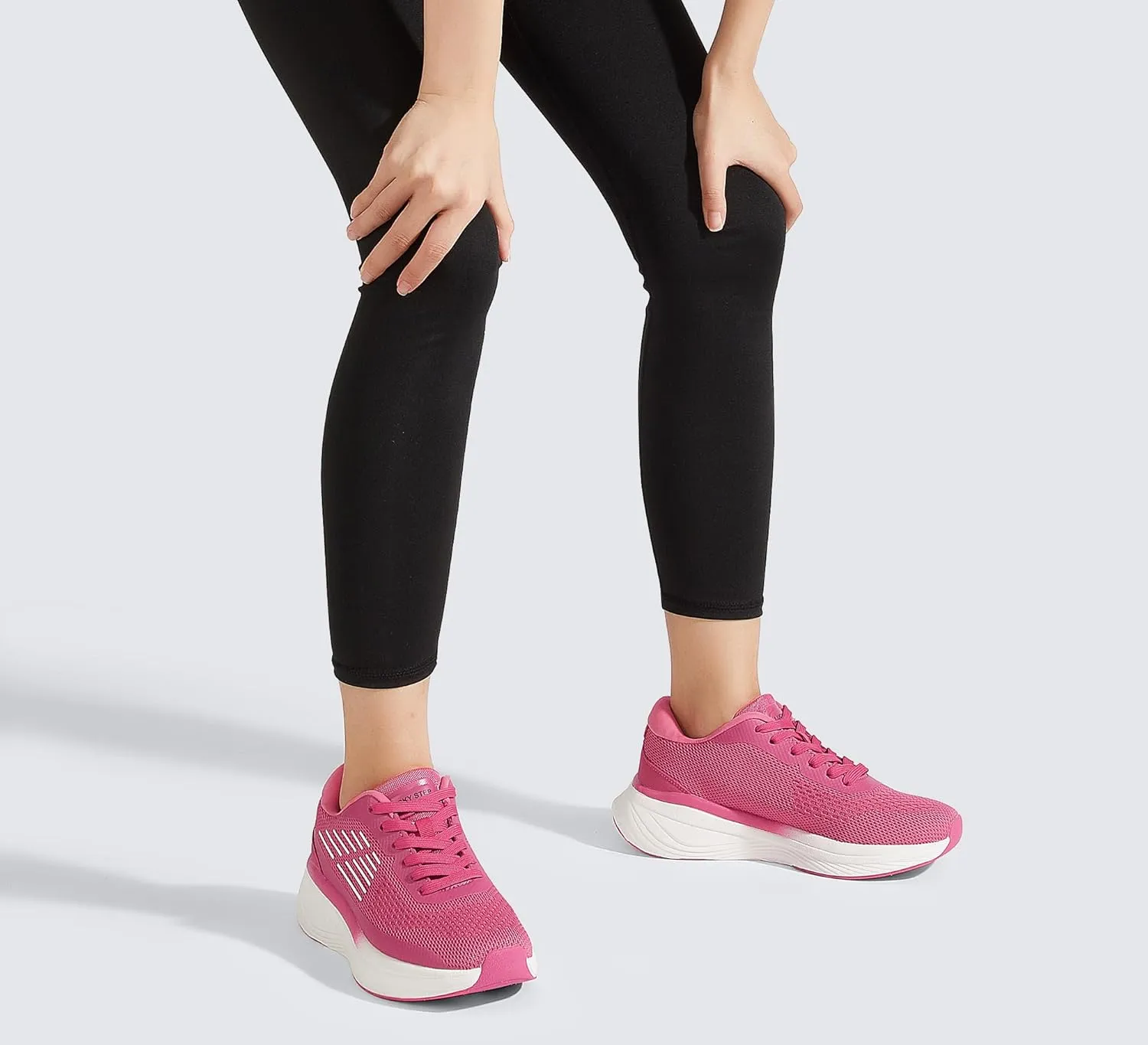 LUCKY STEP Women Running Shoes Chunky Tennis Workout Athletic Sports Gym Sneakers Cross Training Hiking Breathable Non Slip Walking Shoes