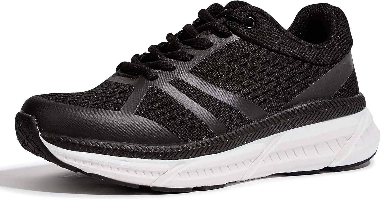 LUCKY STEP Women Walking Running Shoes Comfortable Hiking Shoes Breathable Non Slip Chunky Tennis Cross Training Workout Athletic Gym Sneakers