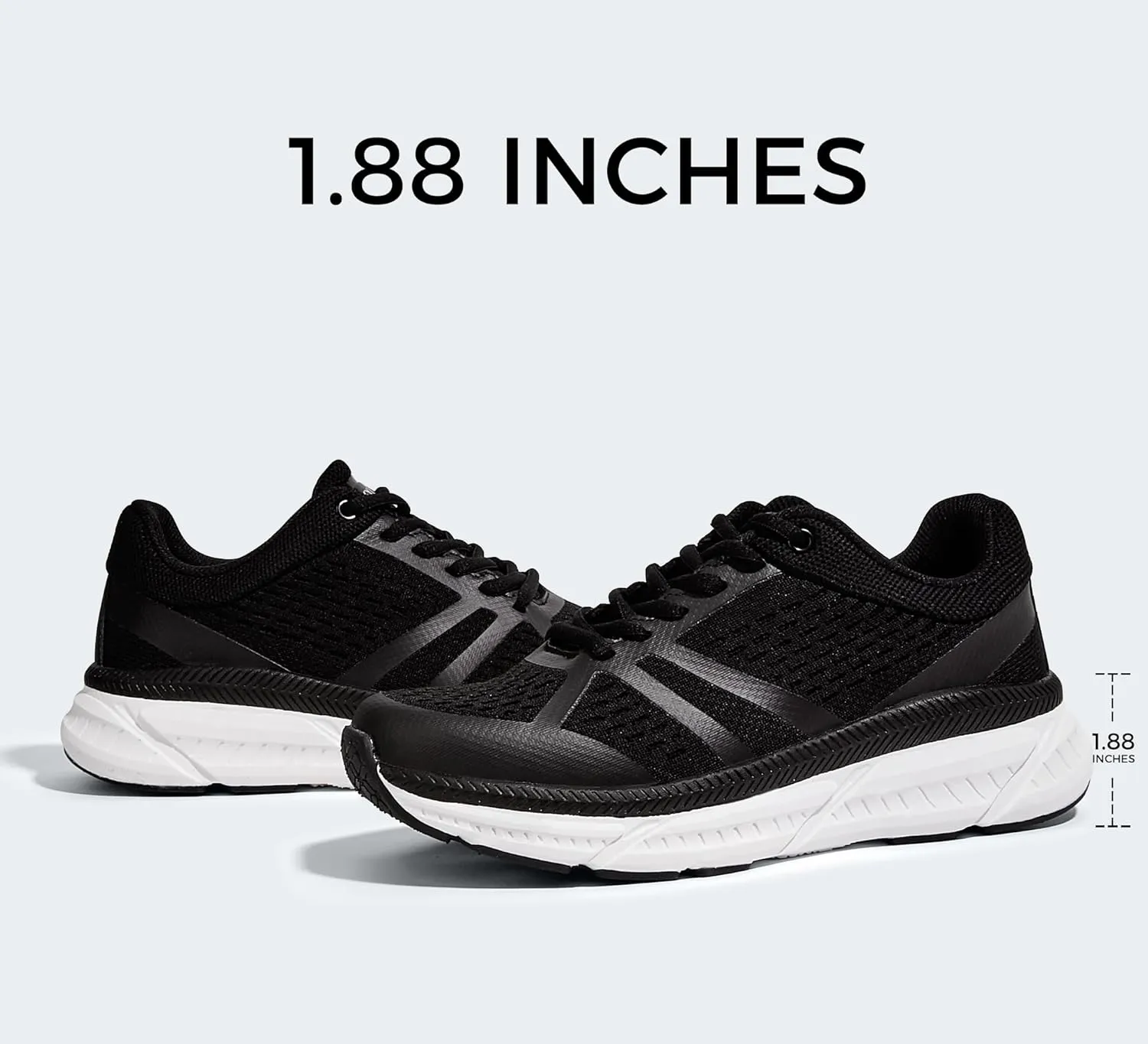 LUCKY STEP Women Walking Running Shoes Comfortable Hiking Shoes Breathable Non Slip Chunky Tennis Cross Training Workout Athletic Gym Sneakers
