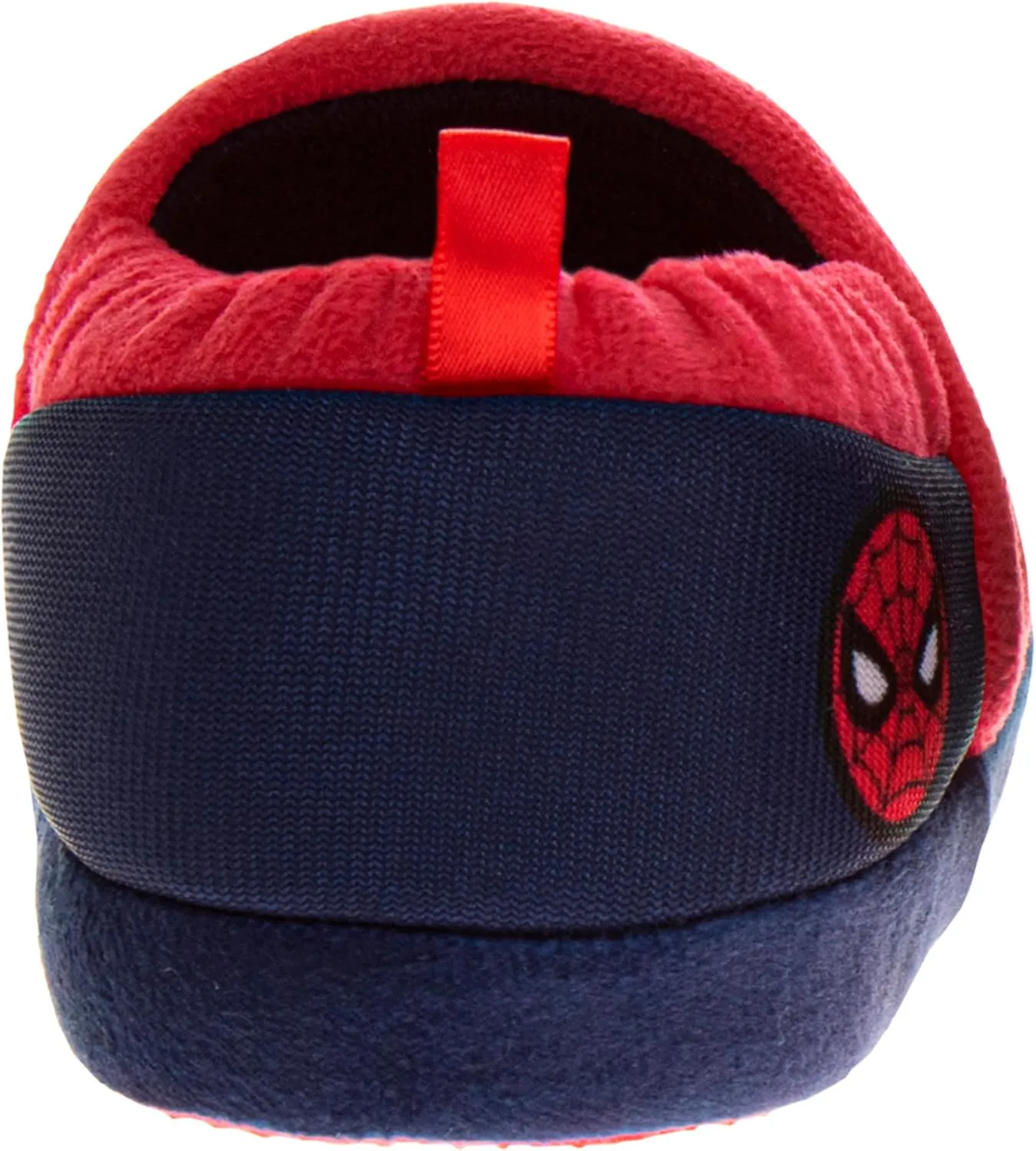 Marvel Spiderman Slipper Boots for Boys - The Amazing Spidey House Shoes Indoor Cozy Plush Slippers (sizes: 5-10 Toddlers / 11-12 Little Kids)