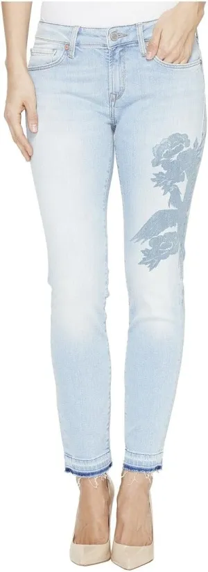 Mavi Women's Adriana Ankle Mid-Rise Super Skinny Jeans