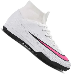 MEBAMY Soccer Cleats for Mens Rubber Sole Football Boots Comfortable Outdoor Soccer Shoes for Women Non-Slip Speed Leather Football Boots